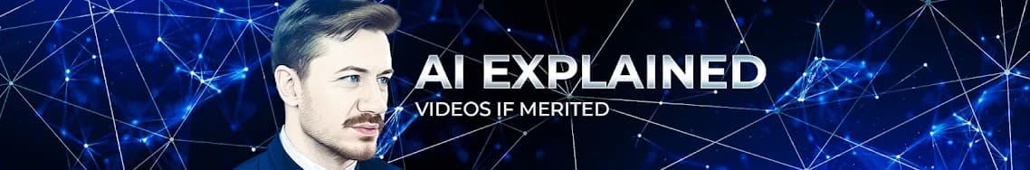 De kanaalbanner van AI Explained op YouTube